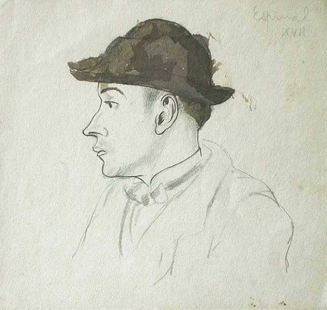 Retrat de perfil d'un home