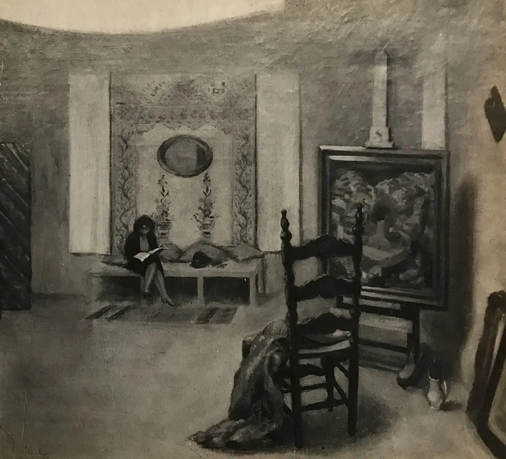 Interior de l'estudi de Cerdanyola