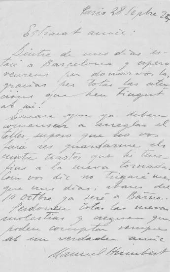 letter ref.humbert-1922-1